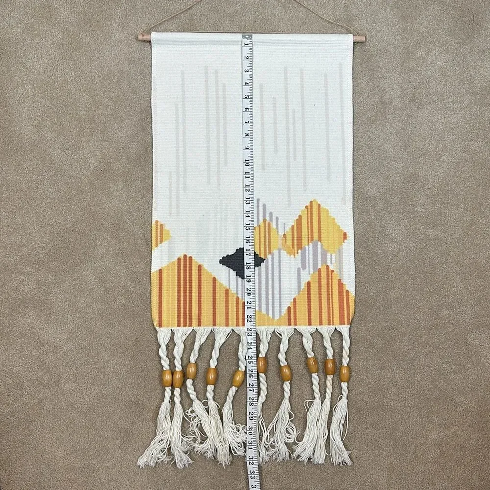 Macrame Wall Hanging Hand-Woven Tassel Tapestry Decoration Indoor Outdoor